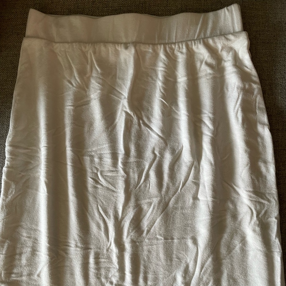 White skirt